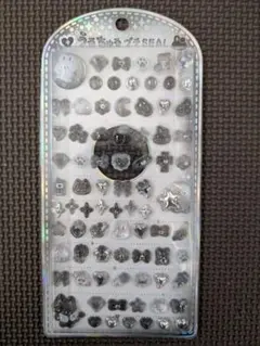 ★正規品★ うるちゅる プチ シール うさぎ&おばけ ブラックシルバー