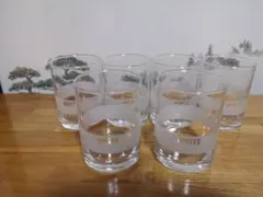 【昭和レトロ】グラス6個  サントリー ☆グラスまとめ買い大歓迎！値引きします！