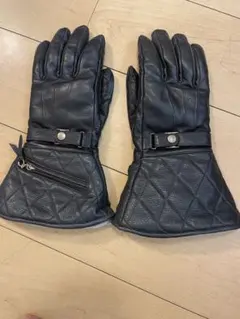 美品】Buco ホースハイド レザー ガントレット グローブ 黒 サイズ8