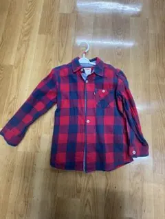 Levi's 赤・青チェック シャツ 7サイズ