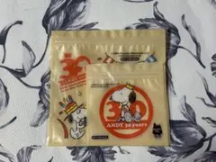 ピーナッツ スヌーピータウン ANDY 30years ジッパーバッグ