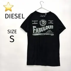 ⭐️DIESEL グラフィック半袖Tシャツ　ブラック