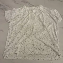 chocol raffine 半袖ドットシャツ