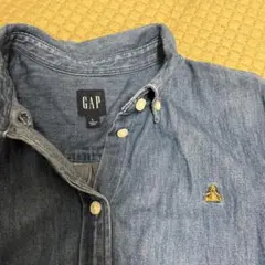 GAP デニムブルー シャツワンピース
