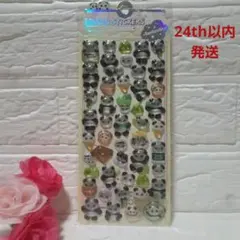 パンダ 3D ステッカー シート シール ぷっくり硬いシール