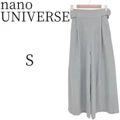 nano UNIVERSE ナノユニバース グレー ワイドパンツ S