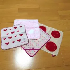 ハンドタオル４枚セット