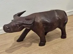 木製イノシシ置物 木箱付き 西森方昭 - メルカリ