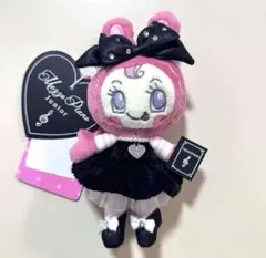 メゾピアノ べリエちゃん 発表会 ぬいぐるみチャーム 黒 ナルミヤ ポップアップ