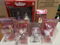Disney クリスマスオーナメントHappyくじ　アナ雪フィギュアセット