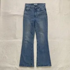 ✨️美品✨️マウジー moussy　M　紺　フレアデニム　MVS　ブーツカット