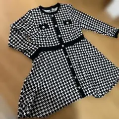 千鳥柄ワンピース　3X L