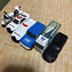 トミカマックミニカー 6台セット パトカー トラック バイク