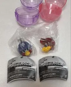 プロ野球マスコット　めじるしアクセサリー　つば九郎、クラッチ　2点セット