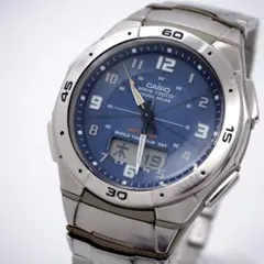716 稼働 CASIO メンズ 時計 電波ソーラー ウェーブセプター