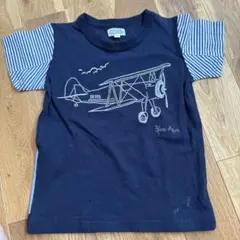 BLUEU AZUR 飛行機プリント Tシャツ 100cmのサムネイル