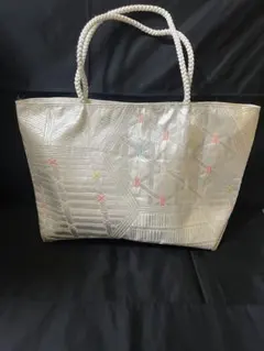 名古屋帯　ハンドメイド　リメイク　トートバッグ 其の323