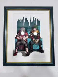 僕のヒーローアカデミア　ヒロアカ 複製原画　ヒロアカ 展　額装　受注限定