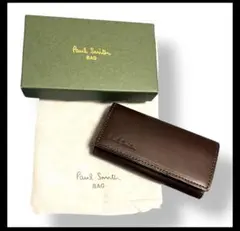 Paul Smith ブラウン レザー キーケース ポールスミス 茶 本革 カギ