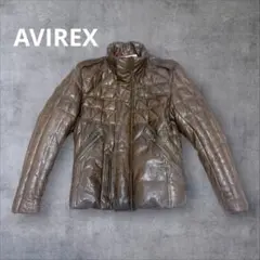 AVIREX メンズ　【Mサイズ】　美品　レザージャケット　革ジャン　アウター