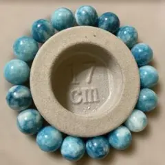 ラリマーブレスレット 12mm 17cm