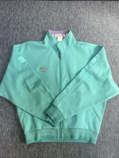 【希少】adidas ミントグリーン トラックジャケット　セットアップ