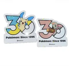 韓国限定】ポケモン30周年記念スティッカー プラスル、マイナン - メルカリ
