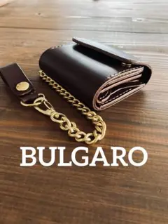 【ブルガロ】TS03-76ショートトラッカーウォレット&真鍮チェーン別売り