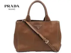 【中古】PRADA プラダ　カナパ 2WAY ハンドバッグ ショルダーバッグ