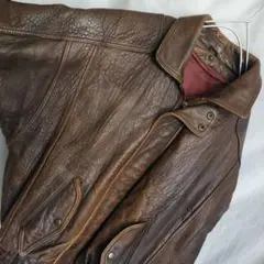90s ジャケット　レザー　本革　ラム革　古着 ジャンパー VINTAGE