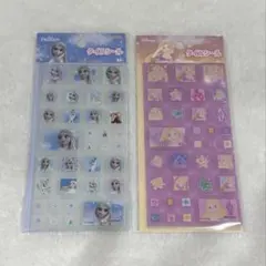 タイルシール ディズニープリンセス エルサ ラプンツェル 2枚セット