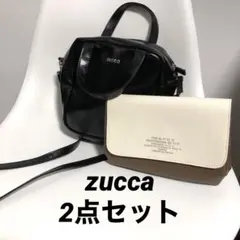 【未使用品】zucca お財布ショルダーマルチポーチ&ショルダーバッグ　黒
