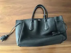 LONGCHAMP ブラック トートバッグ
