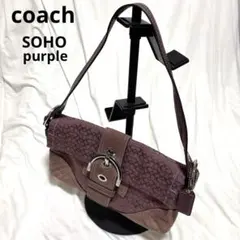 稀少色♡RARE COACH SOHOワンショルダーバッグ シグネチャーチャーム