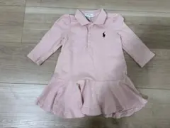 Ralph Lauren ピンク ポロワンピース 6M