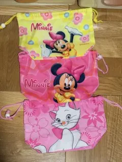 【4点セット】ディズニー Disney 巾着袋