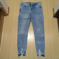 ZARAデニム ライトブルー38