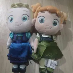 新品完売品】香港ディズニー限定アナ雪 エルサ アナぬいぐるみ