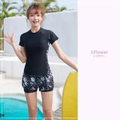 フィットネス水着 レディース セパレート ママ水着 体型カバー水着