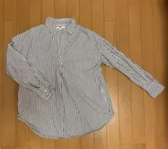 UNIQLOストライプ長袖シャツ Sサイズ
