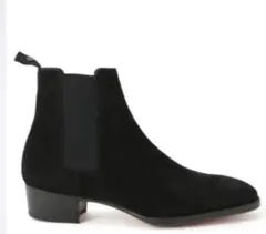 たかボー様専用　　ダブルエイチ　WH ブラック スエード サイドゴアブーツ