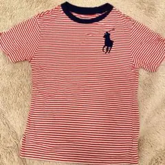 Polo Ralph Lauren ボーダーTシャツ　赤 140