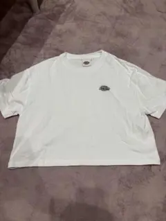 Dickies クロップドTシャツ ホワイト Sサイズのサムネイル