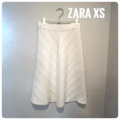 美品★ZARA アイボリー フレアスカート XS お値下中のサムネイル