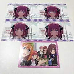 五等分の花嫁 GiGO キャンペーン 場面写イラストカード 中野二乃 5枚セット