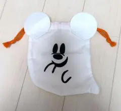 【美品】東京ディズニーリゾート内限定 ディズニーハロウィン おばけミッキー　巾着