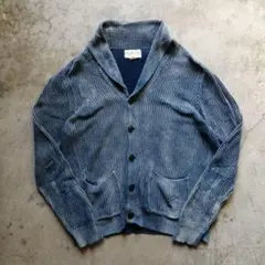 【フェード】Ralph Lauren インディゴ コットンニットカーディガン