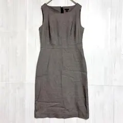 アンテイラー　チェック柄 ノースリーブ ひざ丈ワンピース　フォーマル　2 / M