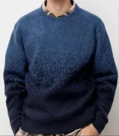 ユニクロ JW ANDERSON スフレヤーングラデーションクルーネック M