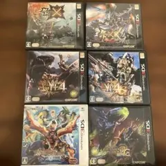 3DS ソフト　モンスターハンターシリーズ 6本セット